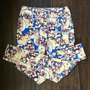 LuLaRoe, Skull Leggings, Halloween Leggings